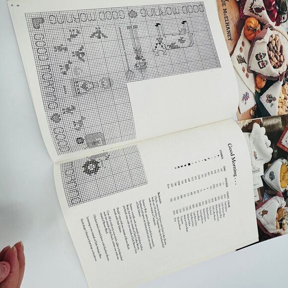 Bread Cloths Cross Stitch Pattern Booklets Vintage Southern Baking Celebrations - Picture 12 of 14